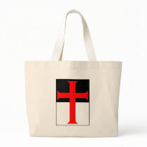 Templar Cross On Beausant Canvas Bag