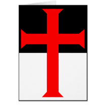 Templar Cross On Beausant cards