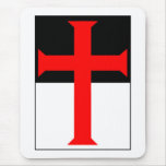 Templar Cross On Beausant Mouse Mat