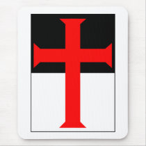 Templar Cross On Beausant mousepads