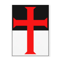 Templar Cross On Beausant Postcards