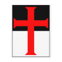 Templar Cross On Beausant postcards by NordicArms Templar Cross On Beausant postcards