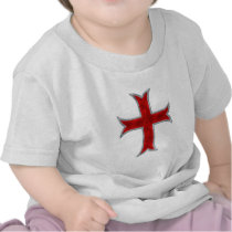 Templar Cross Tee Shirts