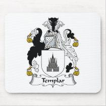 Templar Family Crest mousepads