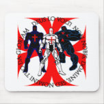 Templar Superheroes Mouse Pad