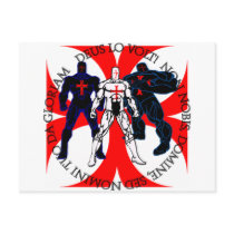 Templar Superheroes postcards by NordicArms Templar Superheroes postcards