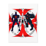Templar Superheroes postcards
