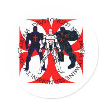 Templar Superheroes stickers