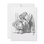Template Alice Looking for the Door Personalized Announcement
