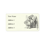 Template Alice Looking for the Door Custom Address Label