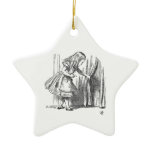 Template Alice Looking for the Door Christmas Tree Ornament