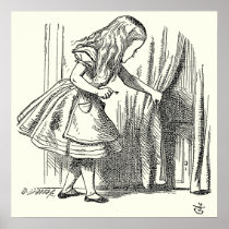 Template Alice Looking for the Door Print