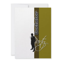 Template bachelor party distinguished mens custom invitation