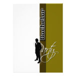 Template bachelor party distinguished mens custom invitation