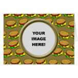 Template, Burger Border cards