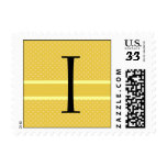 Template Custom Monogram I Wedding Postage Stamp