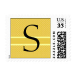 Template Custom Monogram S Wedding Postage Stamp