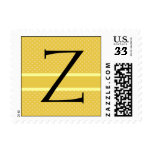 Template Custom Monogram Z Wedding Postage Stamp