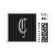 Template Custom Wedding Monograms Postage Stamps