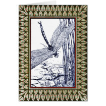 Template - Decorative Colorful Lithographed Border cards