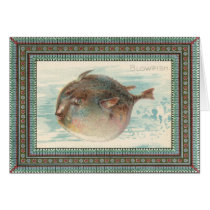 Template - Decorative Colorful Lithographed Border cards