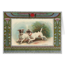 Template - Decorative Colorful Lithographed Border cards by ZephyrusBooks Template - Decorative Colorful Lithographed Border cards