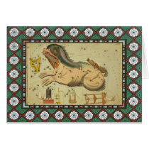 Template - Decorative Colorful Lithographed Border cards