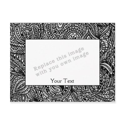 Template - Doodle Design Postkarten von karanta