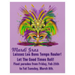 Template Flyer Mardi Gras
