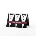 Template for GROOMSMEN Thank You - 3 Tuxedos cards by JaclinArt Template for GROOMSMEN Thank You - 3 Tuxedos cards