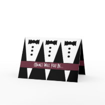Template for GROOMSWOMAN Invitation 3 Tuxedos cards by JaclinArt Template for GROOMSWOMAN Invitation 3 Tuxedos cards
