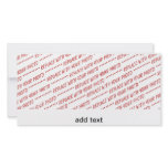 Template for Panoramic, Group or Class Photo Photo Card