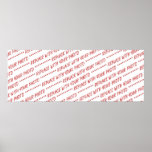 Template for Panoramic, Group or Class Photo Posters