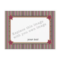Template - Frame with Stars & Stripes postcards by karanta Template - Frame with Stars & Stripes postcards