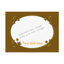Template "Golden Christmas" postcards