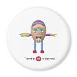 template fridge magnet