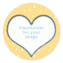 Template "Moon & Stars" stickers