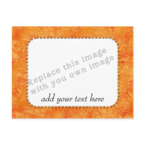 Template "Orange Pattern" postcards