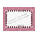 Template - Pink Heart Design postcards