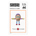 template postage stamp