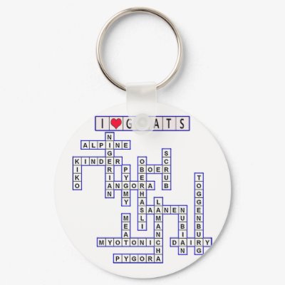 TEMPLATE PUZZLE GOATS Keychain