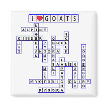 TEMPLATE PUZZLE GOATS magnets by GoatLady TEMPLATE PUZZLE GOATS magnets