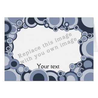 Template - Retro Circle Design card