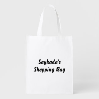 Template Text Reusable Bag Market Totes