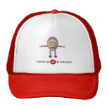 template trucker hat