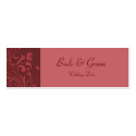 Template - Wedding Favor Tag business cards by pawtraitart Template - Wedding Favor Tag business cards