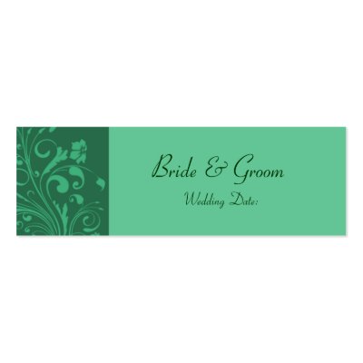 Template Wedding Favor Tag Business Card by pawtraitart