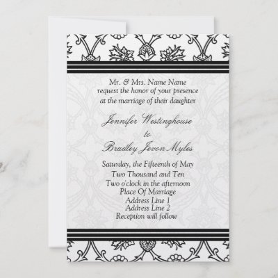 Printed Wedding Invitation Template 1 REPLACE INFORMATION 2 YOU CAN 