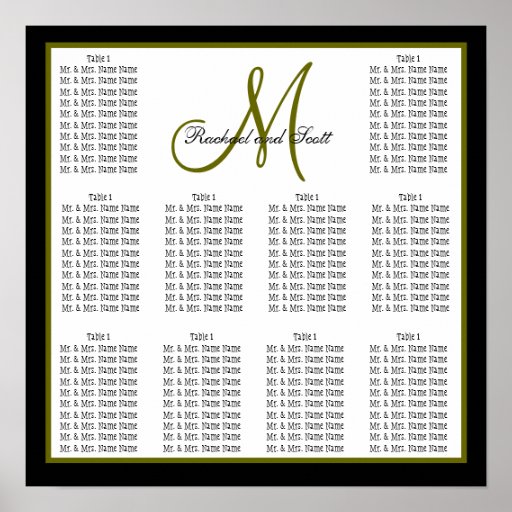 Table Seating Chart Template | newhairstylesformen2014.com