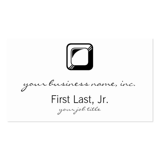 Templates Business Card (front side)